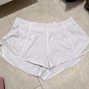Size 8 regular Lululemon hotty hot shorts